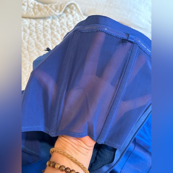 Beautiful BCBG MaxAzria Cobalt blue strapless layered satin gown 💙 Worn once. - Picture 4 of 12